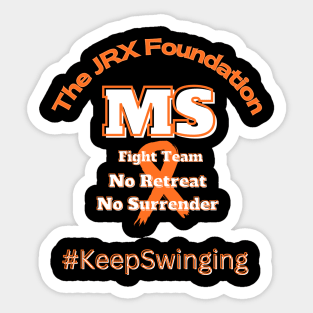 Multiple Sclerosis MS Fight Team Sticker